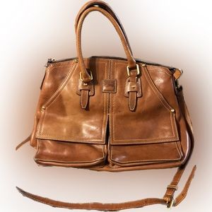 Vintage Dooney & Bourke Weekender Leather Bag